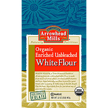 FLOUR,OG,UNBLEACHED WHITE - 1 / 2# from Arrowhead Mills