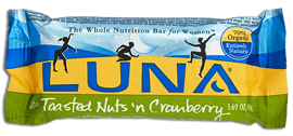 Luna bar,og,tst nut crnby Case of 15 / 1.69 OZ from Clif Bar