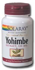 Solaray: Yohimbe Extract 60ct 135mg