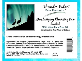 Thunder ridge emu products - Soap scented 4OZ