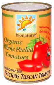 TOMATOES,OG,WHOLE PEELED - 12 / 14.1 OZ from Bionaturae