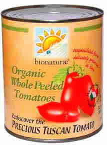 TOMATOES,OG,WHOLE PEELED - 12 / 28.2 OZ from Bionaturae