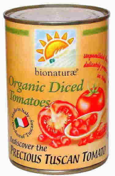 TOMATOES,OG,DICED Case of 12 / 28.2 OZ from Bionaturae