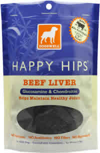 Dog treats,beef,happy hip Case of 12 / 6 OZ from Dogswell