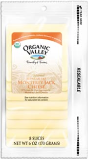 MONTEREY JACK,OG,RF,SLICE Case of 12 / 6 OZ from Organic Valley