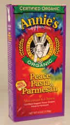 PEACE,OG,PASTA & PARMESAN Case of 12 / 6 OZ from Annies Homegrown