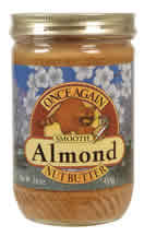 ALMOND BUTTER,SMOOTH,N/S Case of 12 / 16 OZ from Once Again Nut Butter Inc