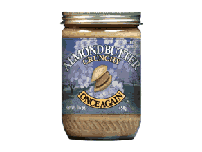 ALMOND BUTTER,CRUNCHY,N/S - 12 / 16 OZ from Once Again Nut Butter Inc