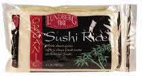 RICE,OG,SHORT WHITE,SUSHI Case of 12 / 2 LB from Lundberg Farms