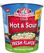 Doctor McDougalls Right Foods: Big soup cup,og,hot&sour 1.9 OZ