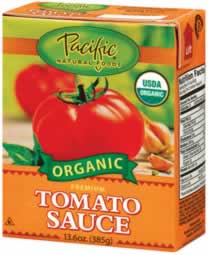 TOMATO SAUCE,OG - 12 / 13.6 OZ from Pacific Foods