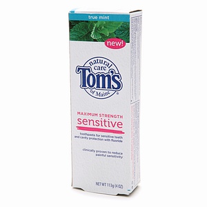 True mint sensitive tooth paste, 4OZ