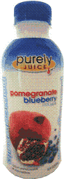 JUICE,POMEGRANATE BLUBRY - 6 / 32 OZ from Purely Juice