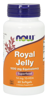 NOW: ROYAL JELLY 1000mg 60 SGELS