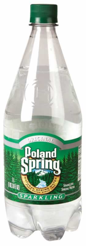 SPRKLNG WATER,ORIGINL,LTR Case of 12 / 33.8 OZ from Poland Springs