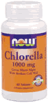 CHLORELLA 1000mg  120 TABS 120 TABS from NOW