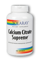 Calcium citrate supreme, 180ct