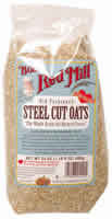 OATS,STEEL CUT Case of 4 / 24 OZ from Bobs Red Mill