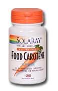 Dry natural food carotene, 30ct 10000IU
