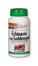 Echinacea Root with Goldenseal Root, 100ct 500mg