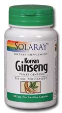 Ginseng root--korean, 100ct 550mg