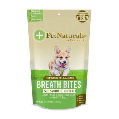 PET NATURALS OF VERMONT: Breath Bites for Dogs 60 chew