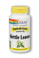 Organic nettle leaves, 100ct 450mg