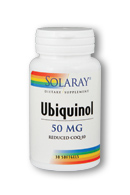 Solaray - Ubiquinol 50mg 30 SoftGels