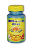 Pantothenic acid, 500 mg, 50ct