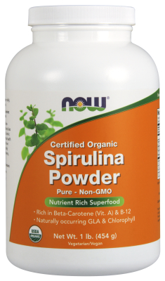NOW: Organic Spirulina Powder 1 LB