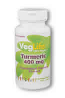 Turmeric Extract 400mg 50 Vegan Capsules from Veglife
