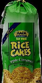 RICE CAKES,APPLE CINN,FF Case of 12 / 6.4 OZ from Hain Pure Foods Co Inc