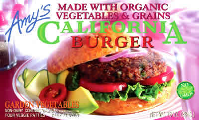 BURGER ORGANIC CALIFORNIA VEG Case of 12 / 10 OZ from AMY'S