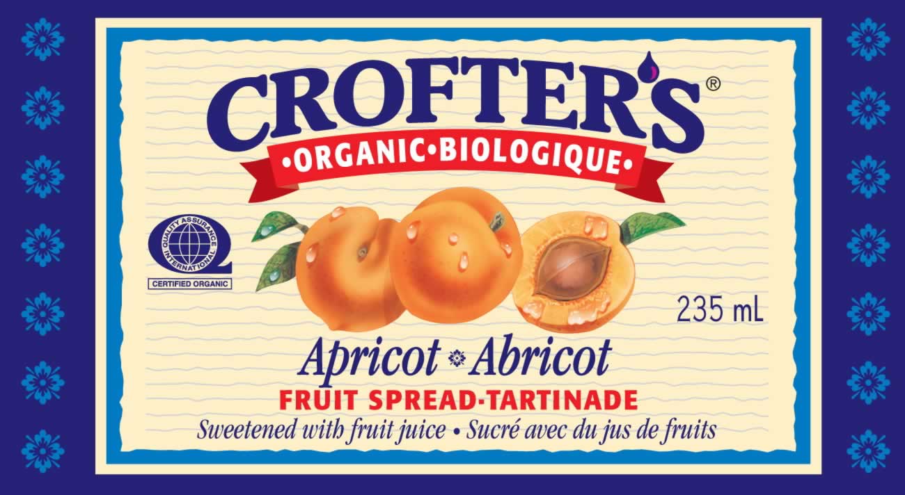 FRT SPRD,OG,APRICOT Case of 12 / 10 OZ from Crofters