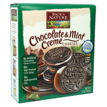 COOKIES,SANDWICH,CHOC MNT Case of 12 / 12 OZ from Back To Nature (Organic Milling)