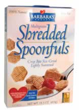 SHREDDED SPOONFUL CEREAL Case of 12 / 15.3 OZ from Barbaras Bakery