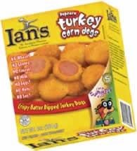 Mini corndog, allergen fr Case of 12 / 8 OZ from Ians Natural Foods