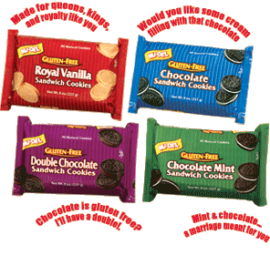 COOKIES,G/F,VAN,SANDWICH Case of 12 / 8 OZ from Midel