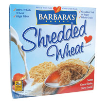 SHREDDED WHEAT CEREAL Case of 12 / 13 OZ from Barbaras Bakery