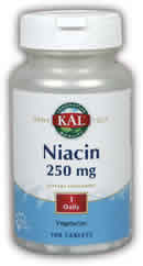 Niacin-250 100ct 250mg from Kal