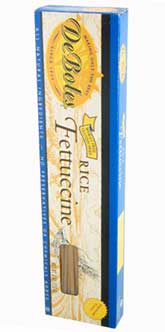 RICE FETTUCCINE Case of 12 / 8 OZ from DeBoles
