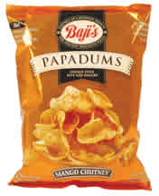 PAPADUMS,MANGO CHUTNEY Case of 12 / 4 OZ from BAJI'S