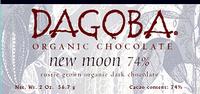 CHOC BAR,OG,MOON,DRK 74% Case of 12 / 2 OZ from Dagoba Chocolate