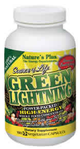 Natures Plus: Source of Life Green Lightning 180 Vcaps
