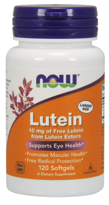 NOW: LUTEIN ESTERS 10mg 120 SGELS 1