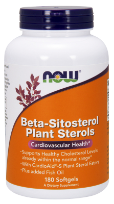 NOW: BETA-SITOSTEROL PLANT STEROLS 180 SG