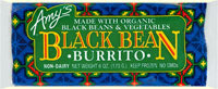 BURRITO ORGANIC BLACK BEAN VEGGIE Case of 12 / 6 OZ from AMY'S
