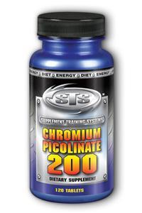Supplement Training Systems: Chromium Picolinate 200mcg 120 Tablets
