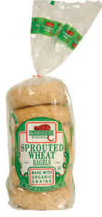 BAGEL ORGANIC SPROUTED WHEAT Case of 6 / 20 OZ from Alvarado Street Bakery
