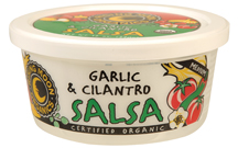 SALSA,OG,GARLIC&CILANTRO Case of 6 / 12 OZ from Rising Moon Organics